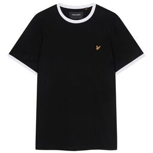 Lyle & Scott Mens Ringer T-Shirt / Black